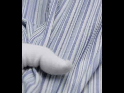 Multicolor Stripe Pure Cotton 60 GSM Handwoven Fabric 439 — video