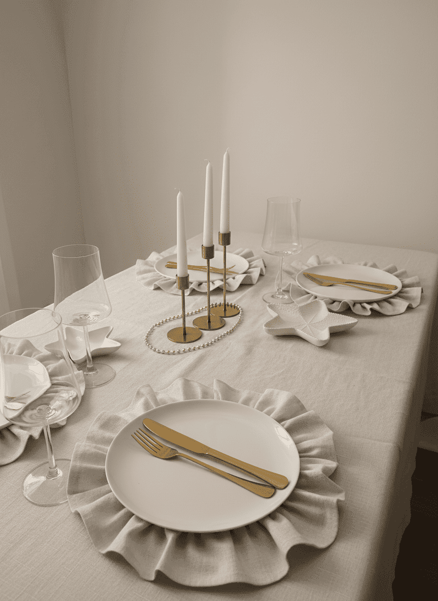 Round Ruffle Placemat