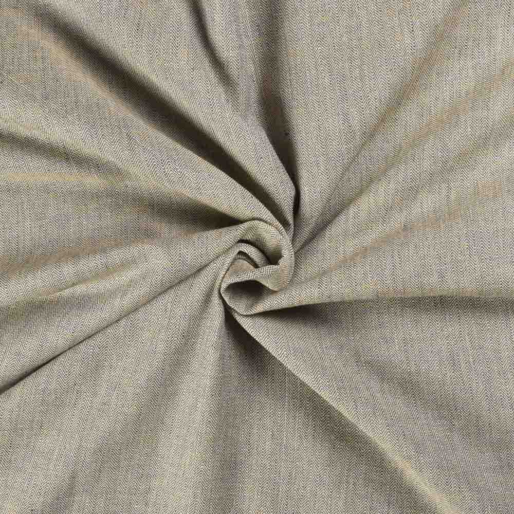 Herringbone Grey Pure Cotton 100 GSM Handwoven Fabric