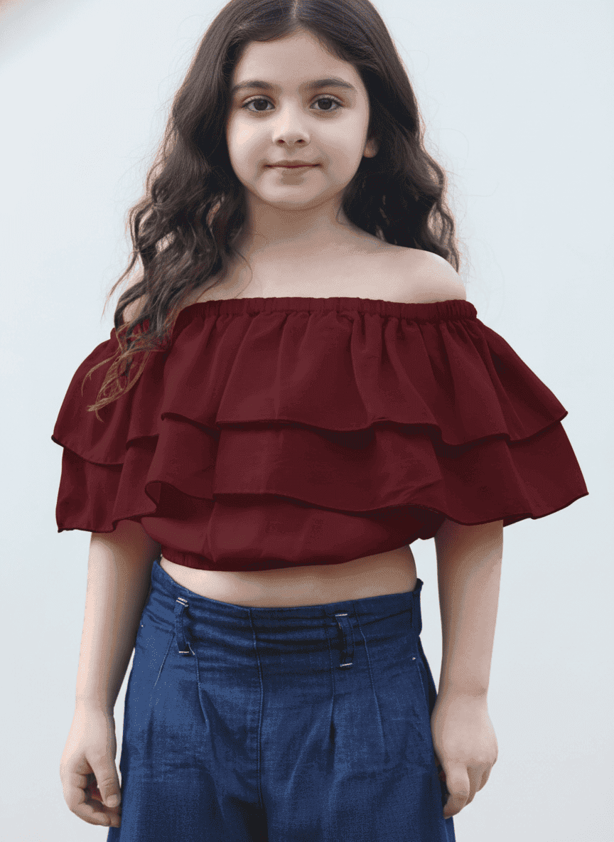 Off-Shoulder Ruffle Top