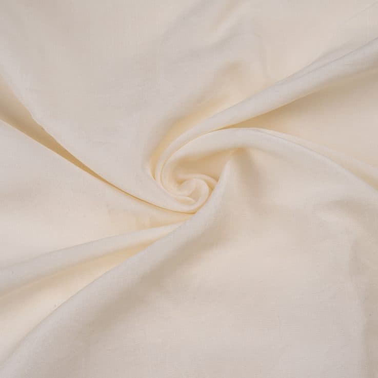 Plain Natural Pure Mulberry Silk 100 GSM Handwoven Fabric