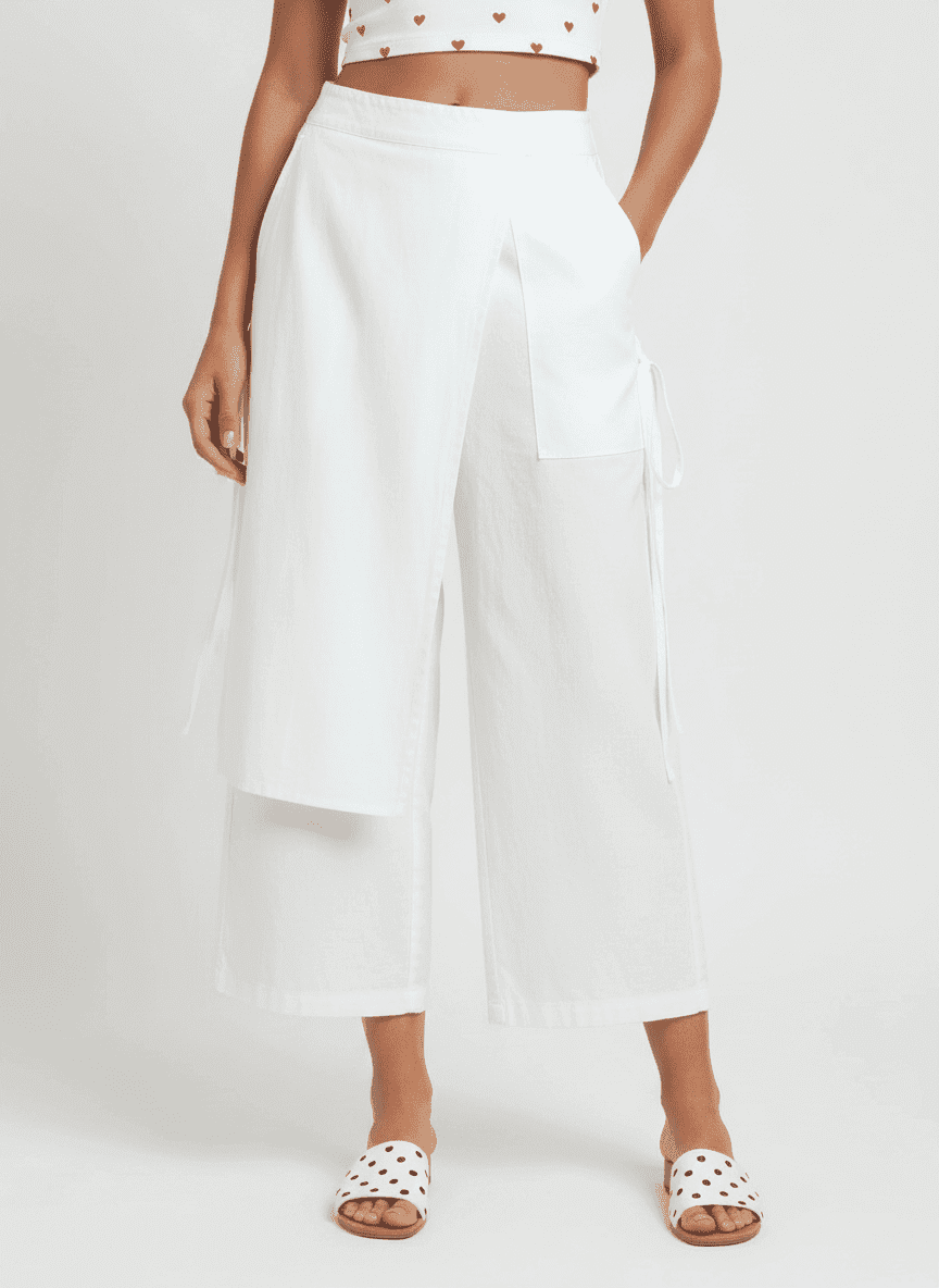 Overpaneled Straight Fit Pants