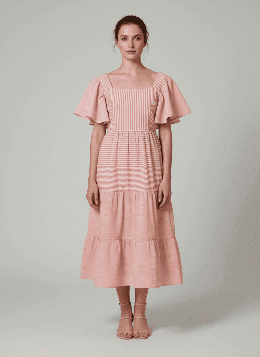 Three Layered bell sleeves Drees