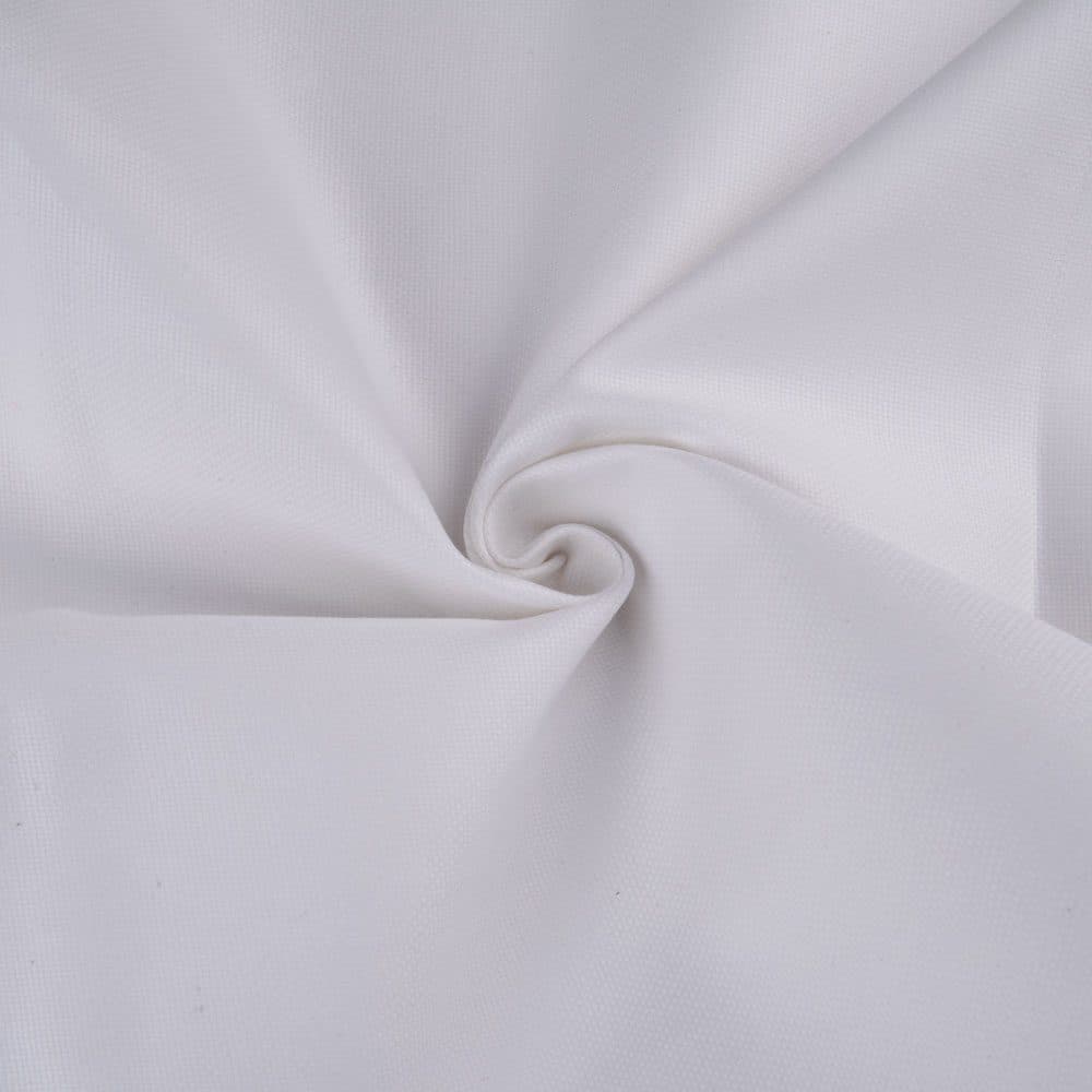 White Canvas Cotton 250 GSM Fabric - Bleached Dyeable & 36
