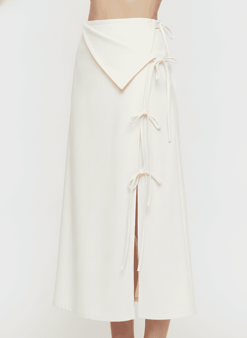 Wrap Skirt With Multiple Ties