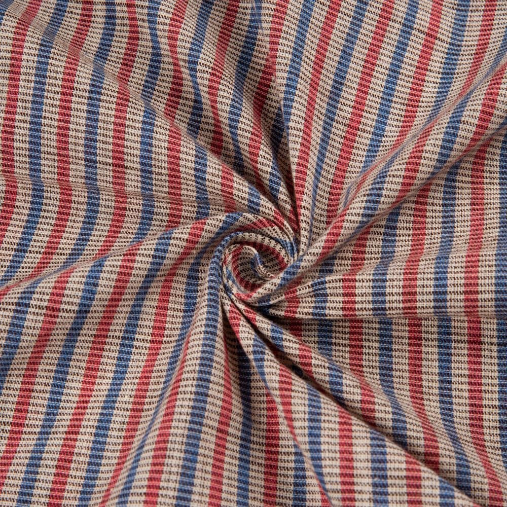 Check Multicolour Pure Cotton 88 GSM Handwoven Fabric 307