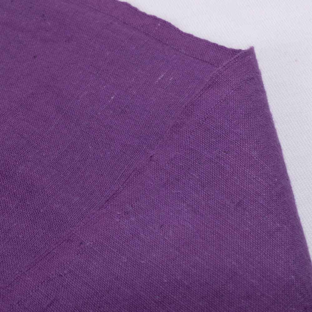 Plain Purple Pure Khadi 142 GSM Handwoven Fabric