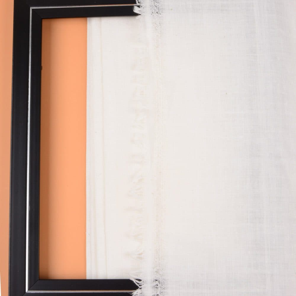 WHITE HANDSPUN & HANDWOVEN KHADI 111 GSM FABRIC - BLEACHED & DYEABLE