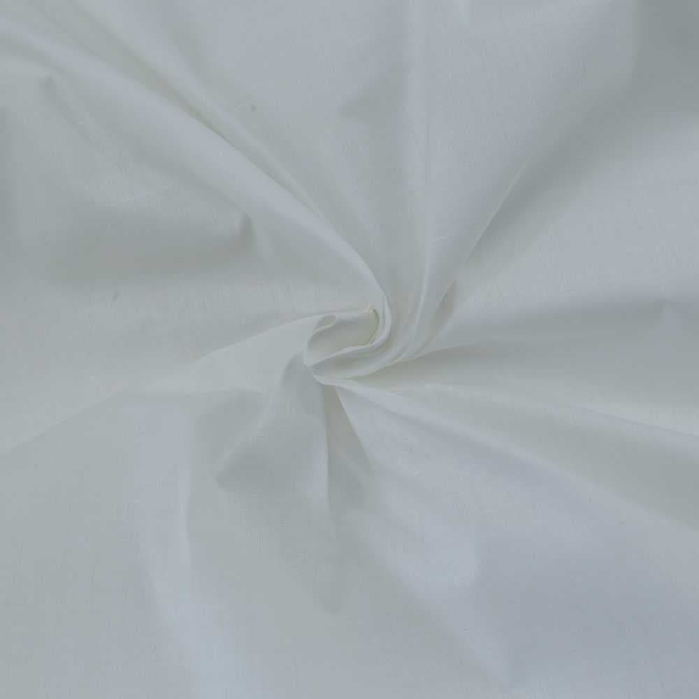 White Mulmul Cotton 100 GSM Fabric - Bleached White Dyeable & 36 Inch Width