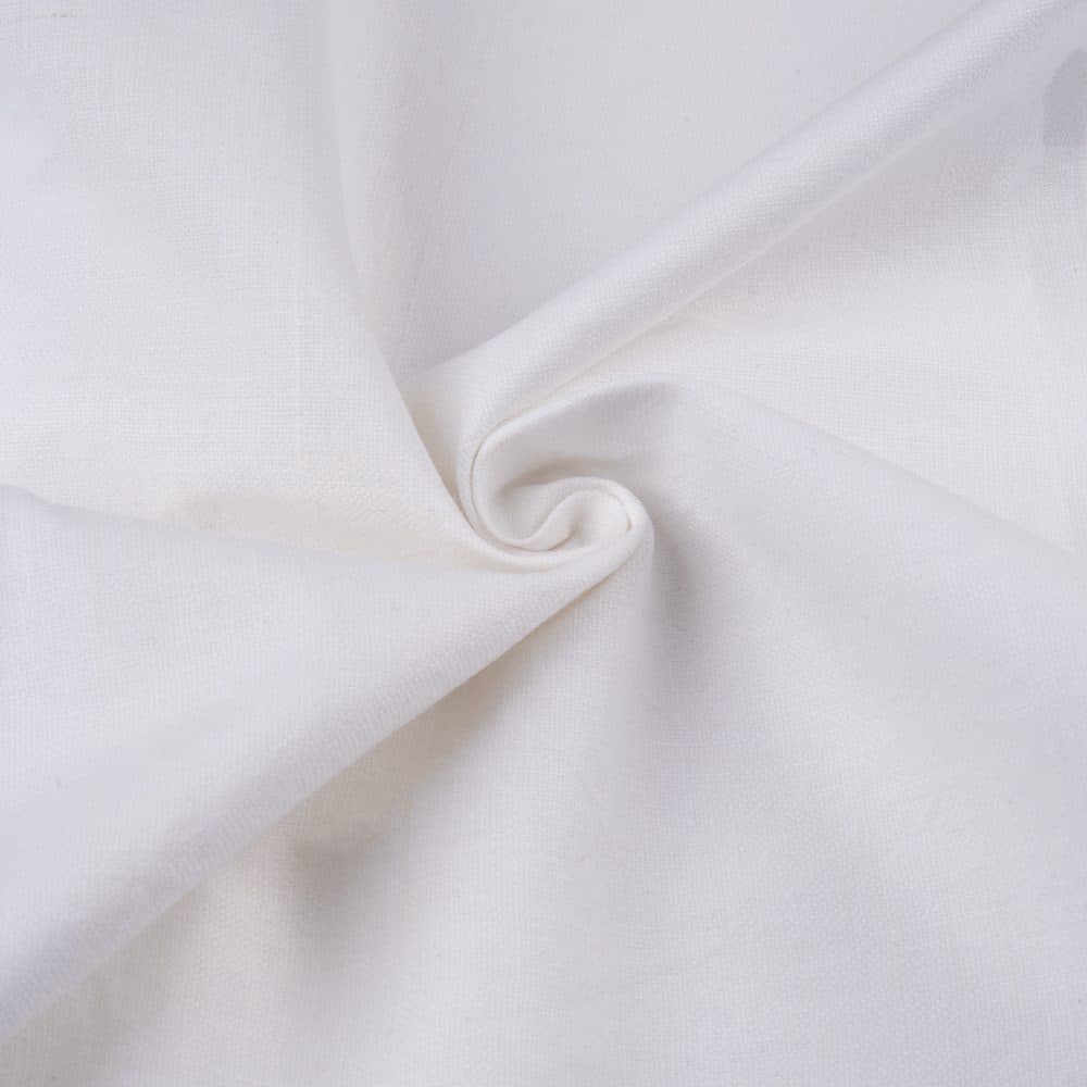 Whitehandspun & Handwoven Khadi 173 GSM Fabric - Bleached & Dyeable