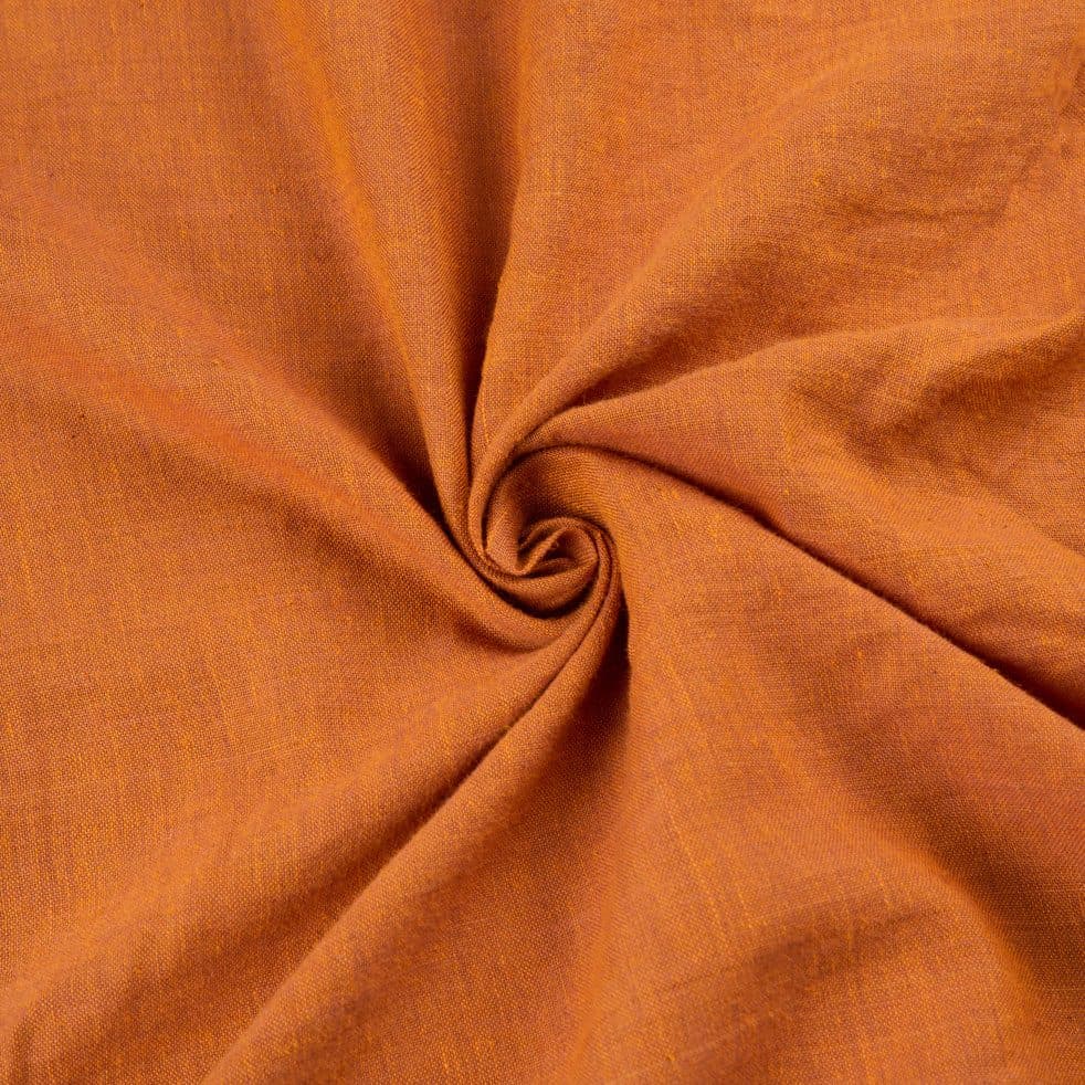 Plain Brown Pure Cotton 97 GSM Handwoven Fabric