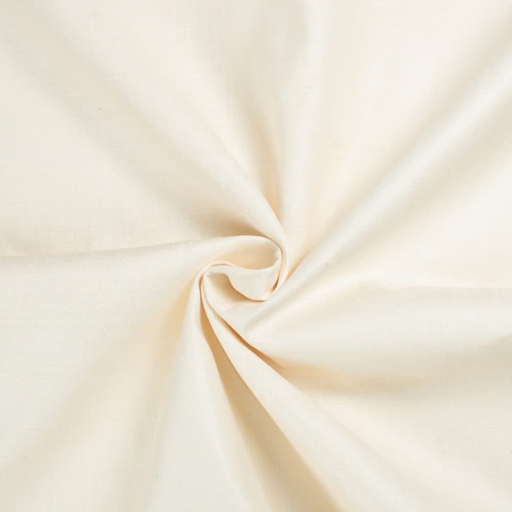 Plain Natural Pure Matka Silk Chanderi 115 GSM Handwoven Fabric 36