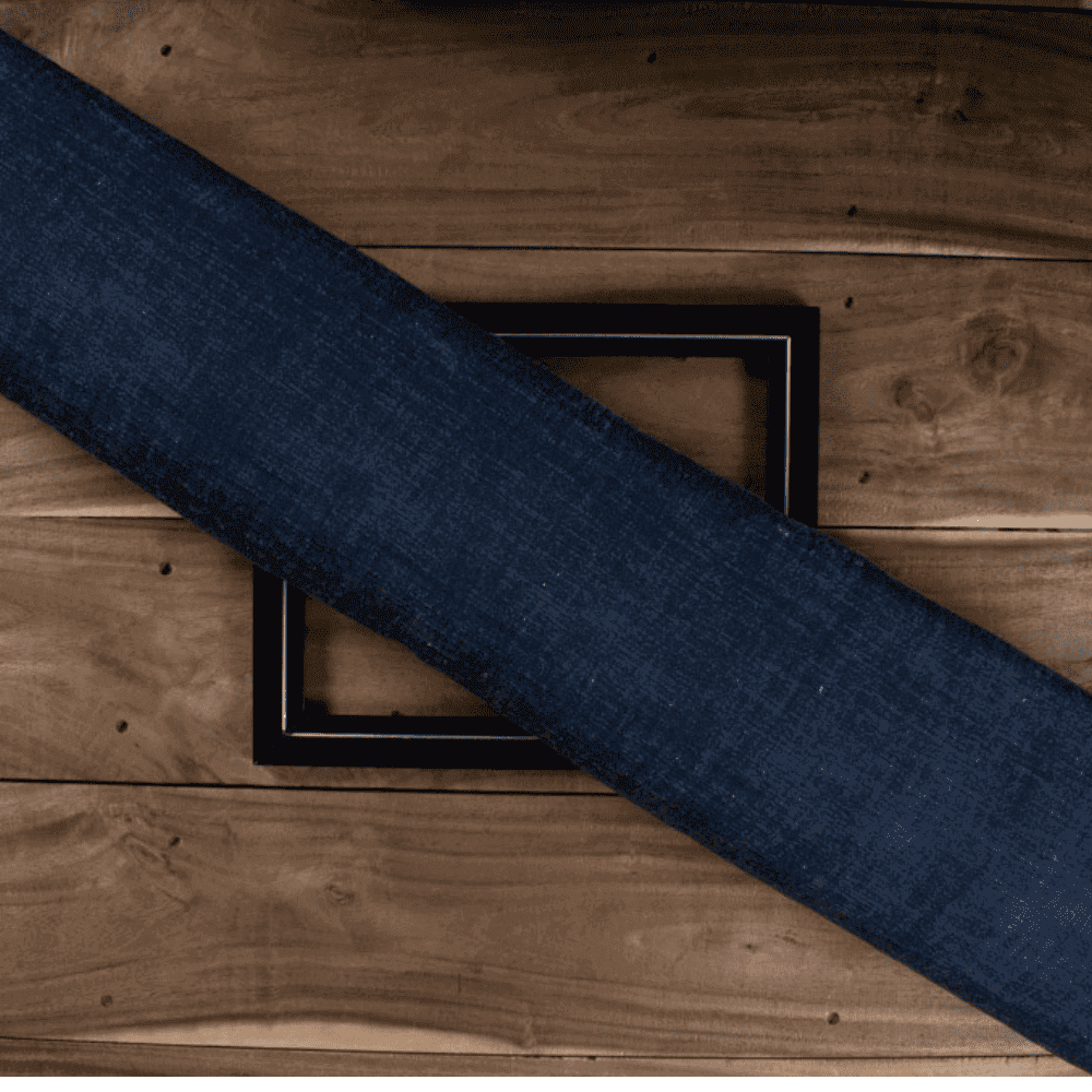 Denim Blue Khadi Slub Cotton 200 GSM Handwoven Fabric