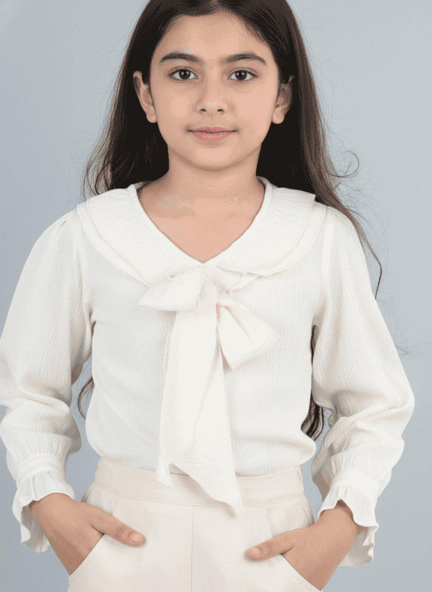 Sailor Girl Neck Tie Top
