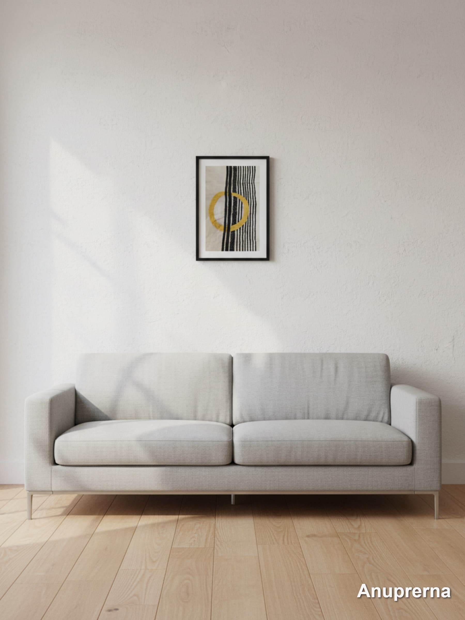 Abstract Lines & Shape Kantha Wall Art Decor