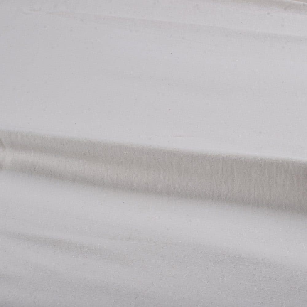 Plain White Hemp & Cotton 195 GSM Handwoven Fabric