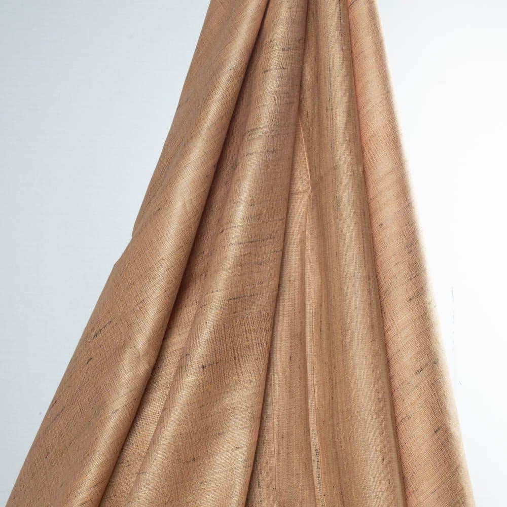 Plain Natural Ketya Silk Cotton Blend 150 GSM Handwoven Fabric B