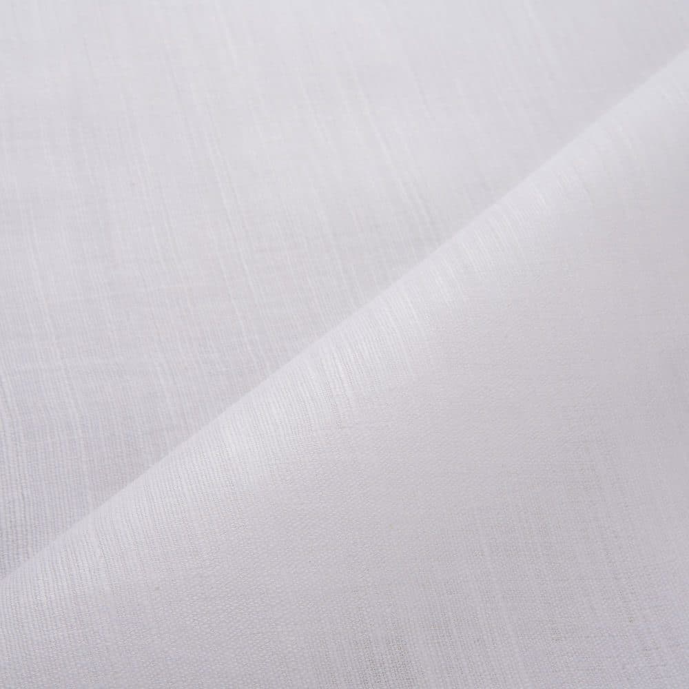 White Mulmul Khadi 135 GSM Handspun & Handwoven Fabric | Bleached White & Dyeable