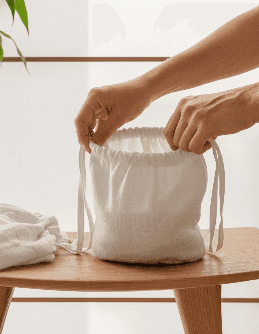 Drawstring Bucket Bag