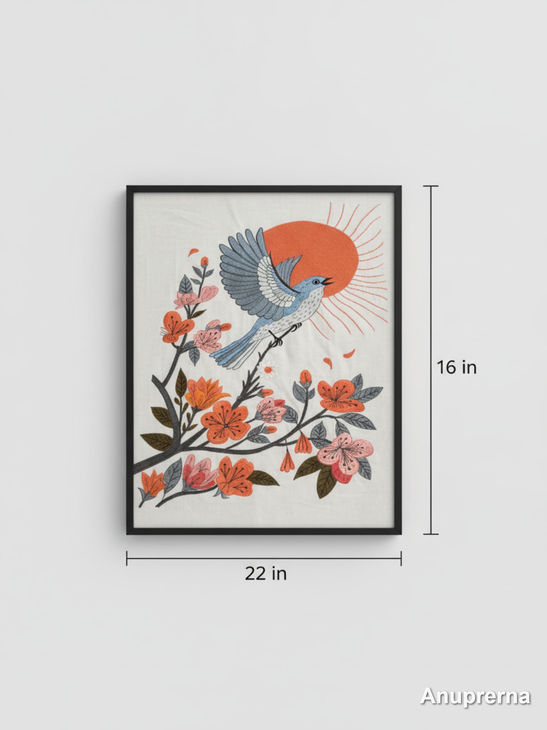 Freedom Of Flight Kantha Wall Art Decor