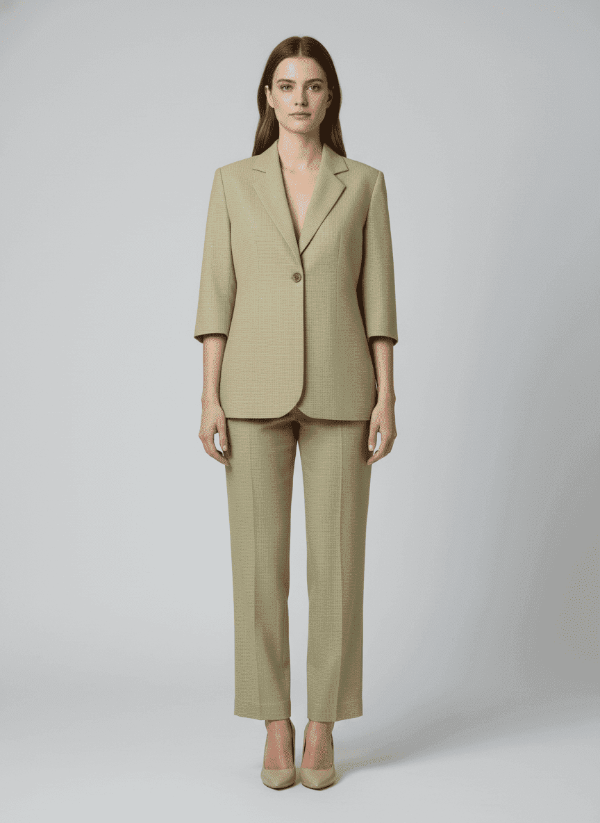 Quarter Sleeve Blazer Co-ord set
