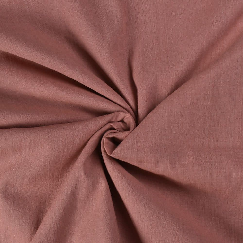 Plain Pink Pure Cotton 70 GSM Handwoven Fabric