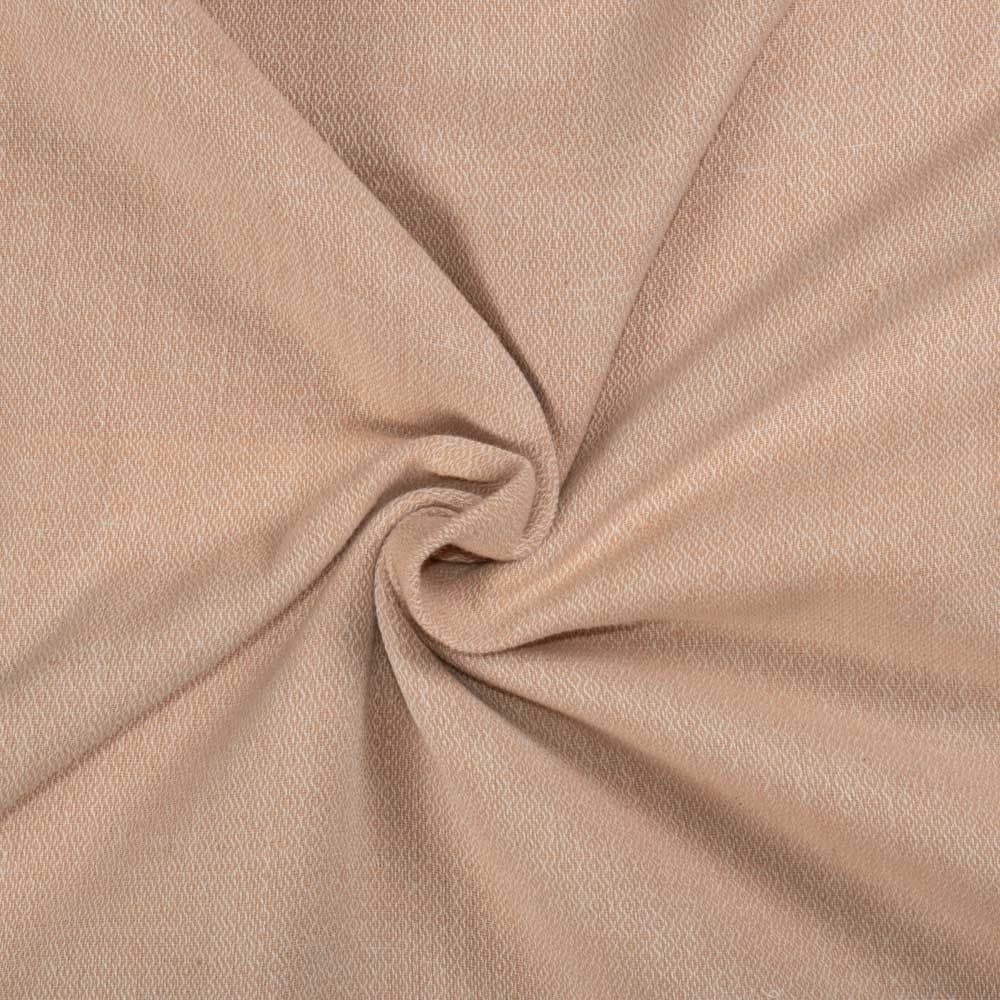 Light Brown Diamond Twill Cotton Khadi 120 GSM Handwoven Fabric 