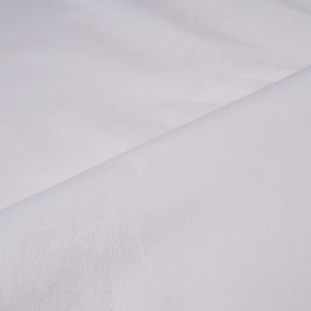 White Mulmul Khadi Cotton 72 GSM Fabric - Bleached White & Dyeable