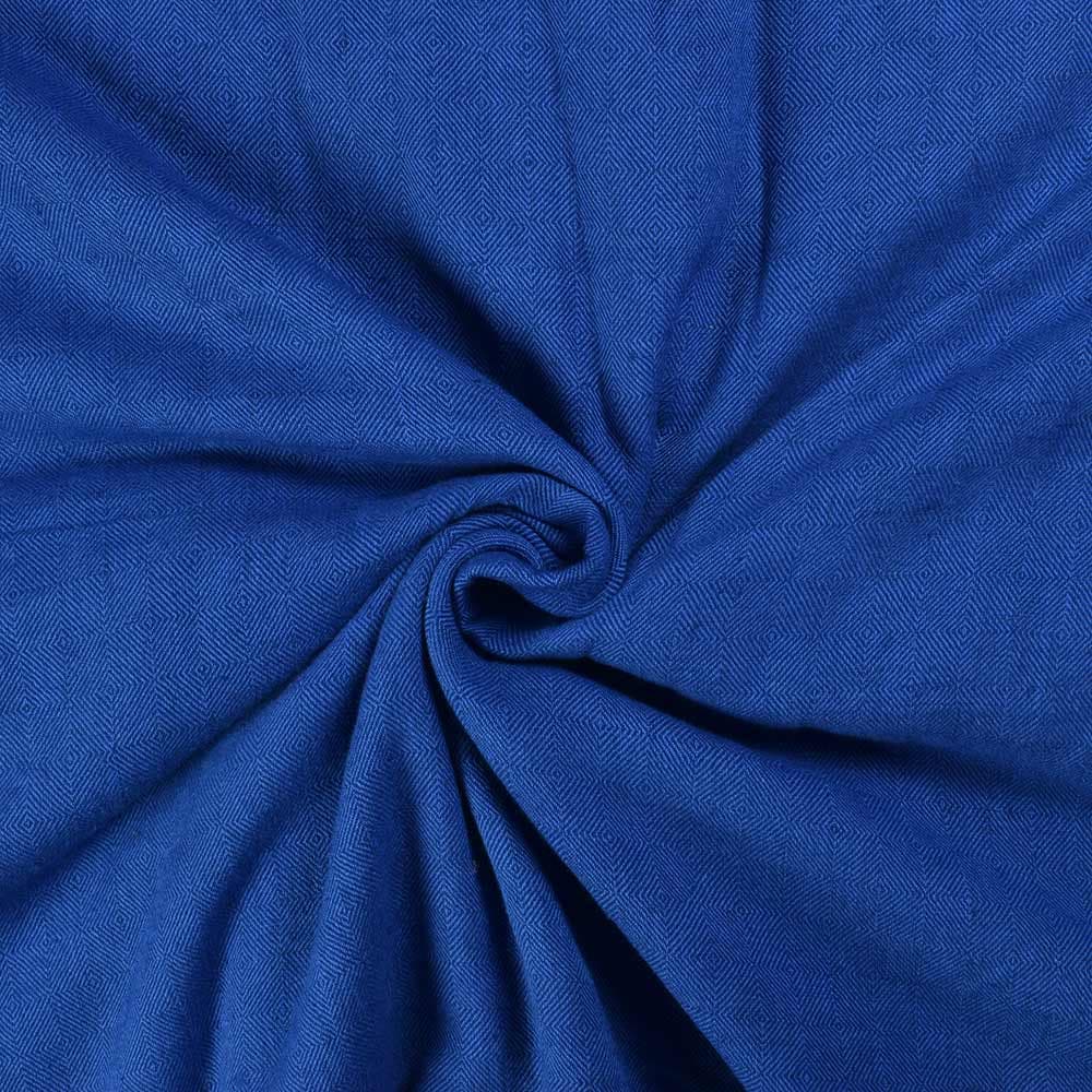 Blue Diamond Twill Khadi Cotton 130 GSM Fabric