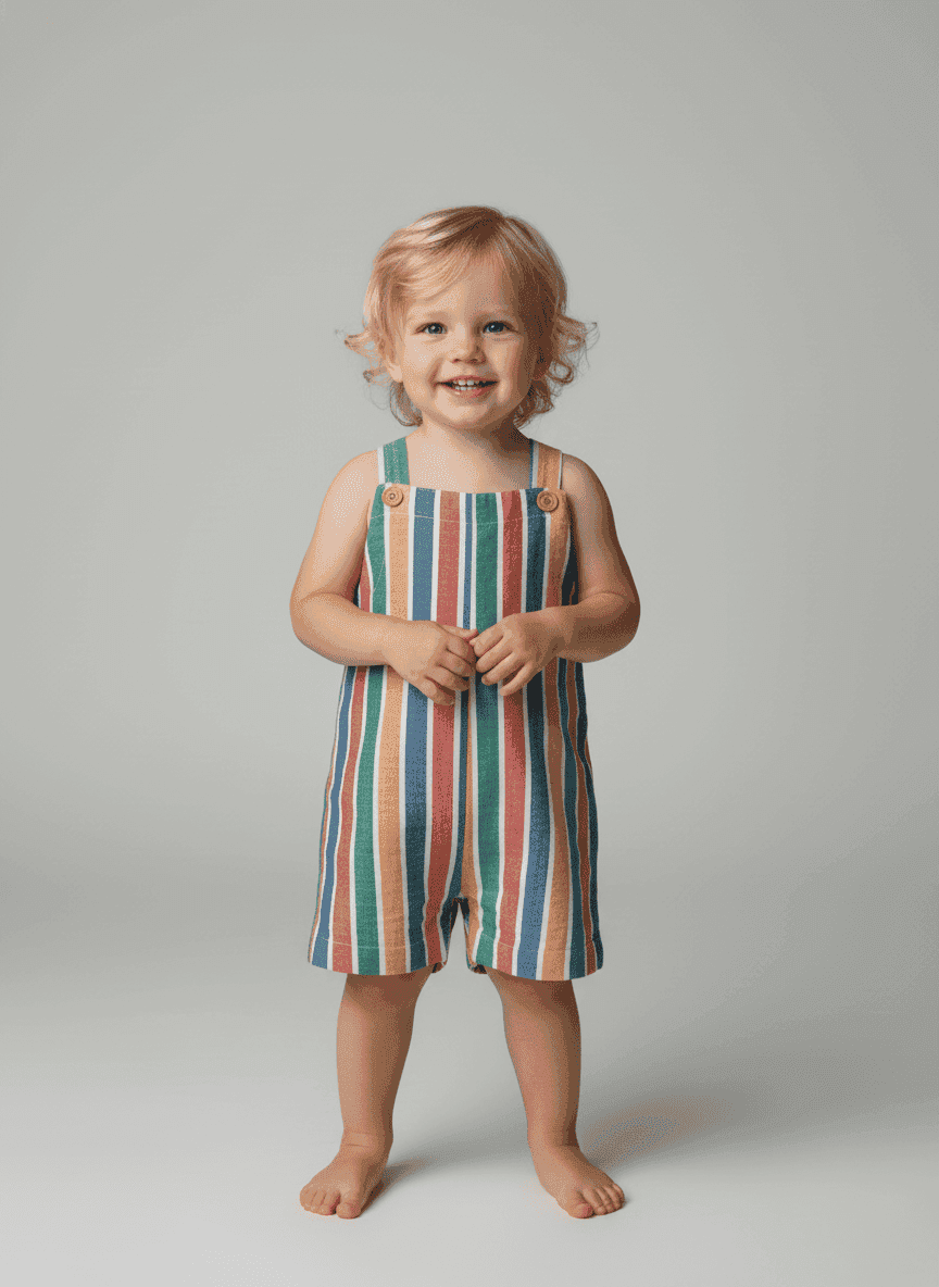Kids Multicolored Romper