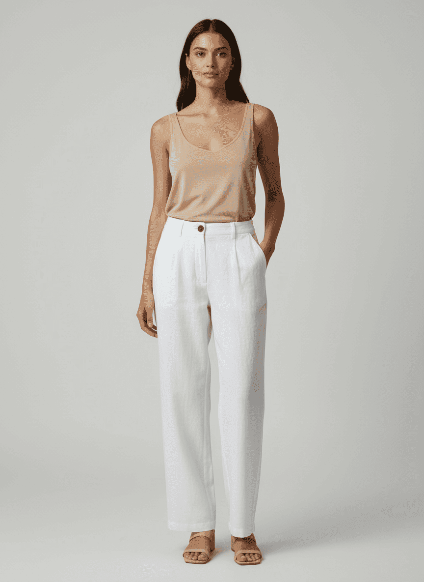 Straight Tailored Fit Pant