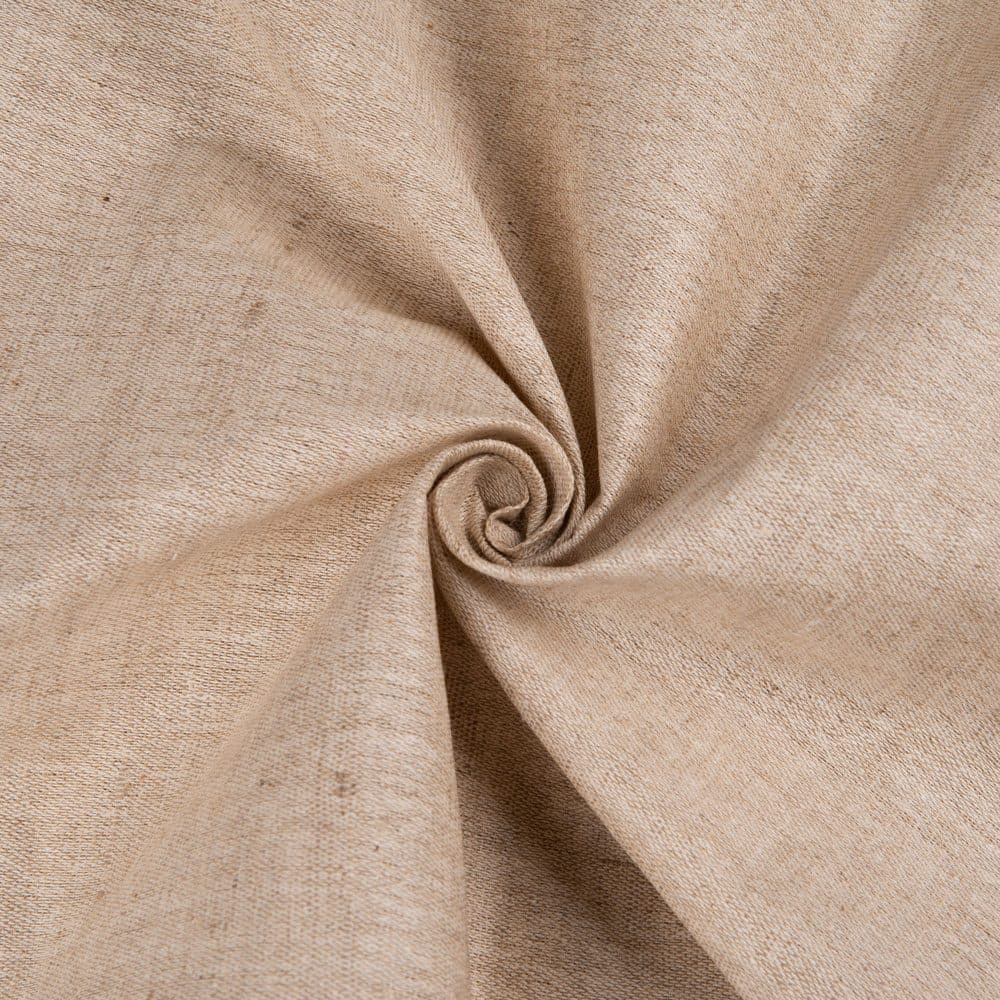 Plain Natural Pure Tussar Silk 145 GSM Handwoven Fabric