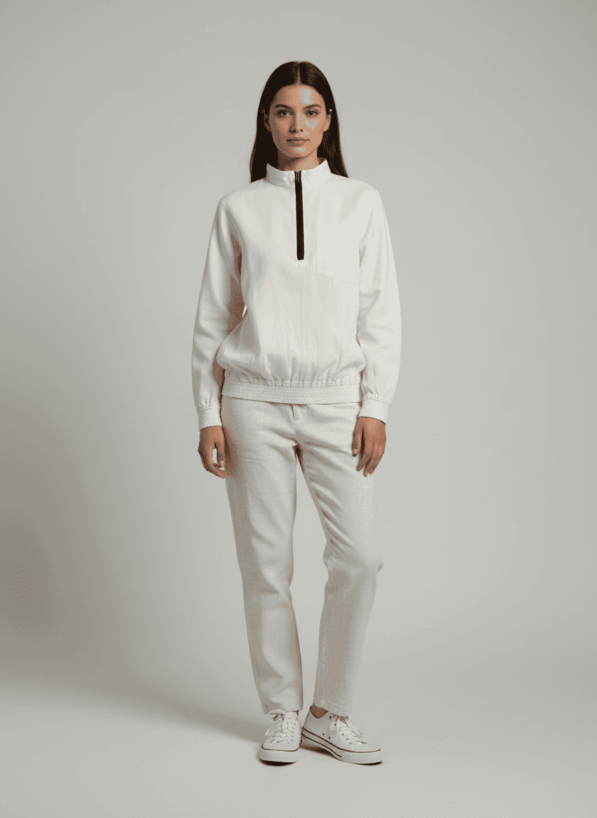 Pop Over Zip-Funnel Neck-Jumper Jacket