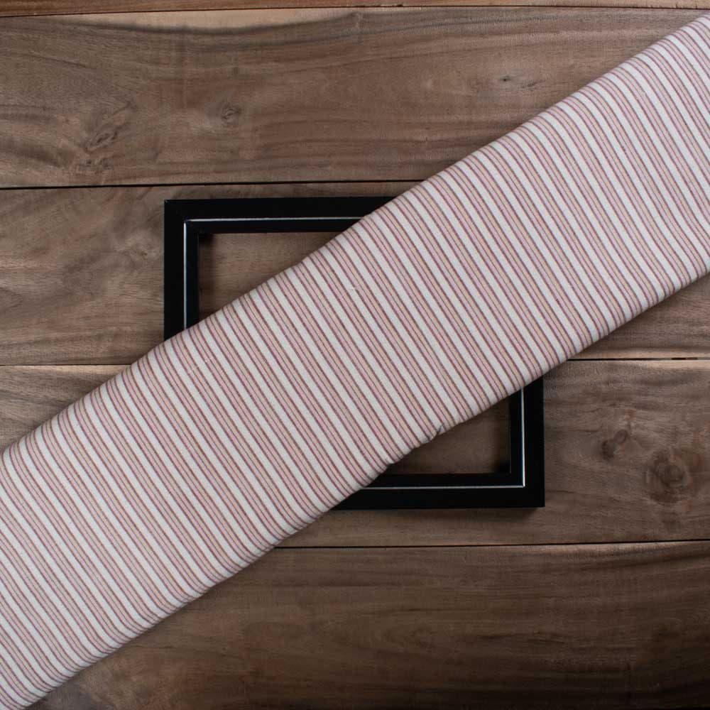 Multicolor Stripe Pure Cotton 150 GSM Handwoven Fabric 443