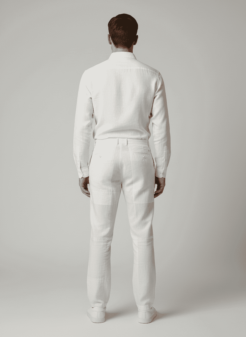 Formal Patchwork Pants
