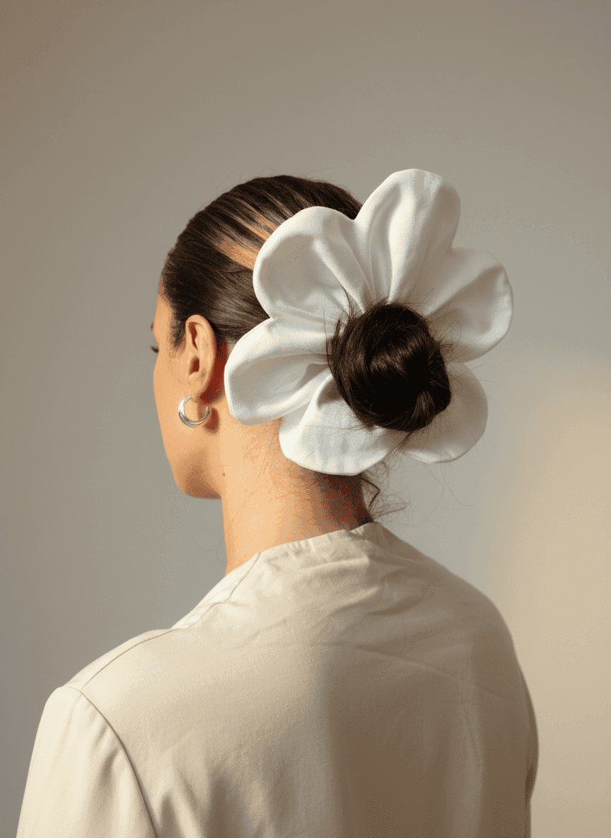 Bloom Day Scrunchy