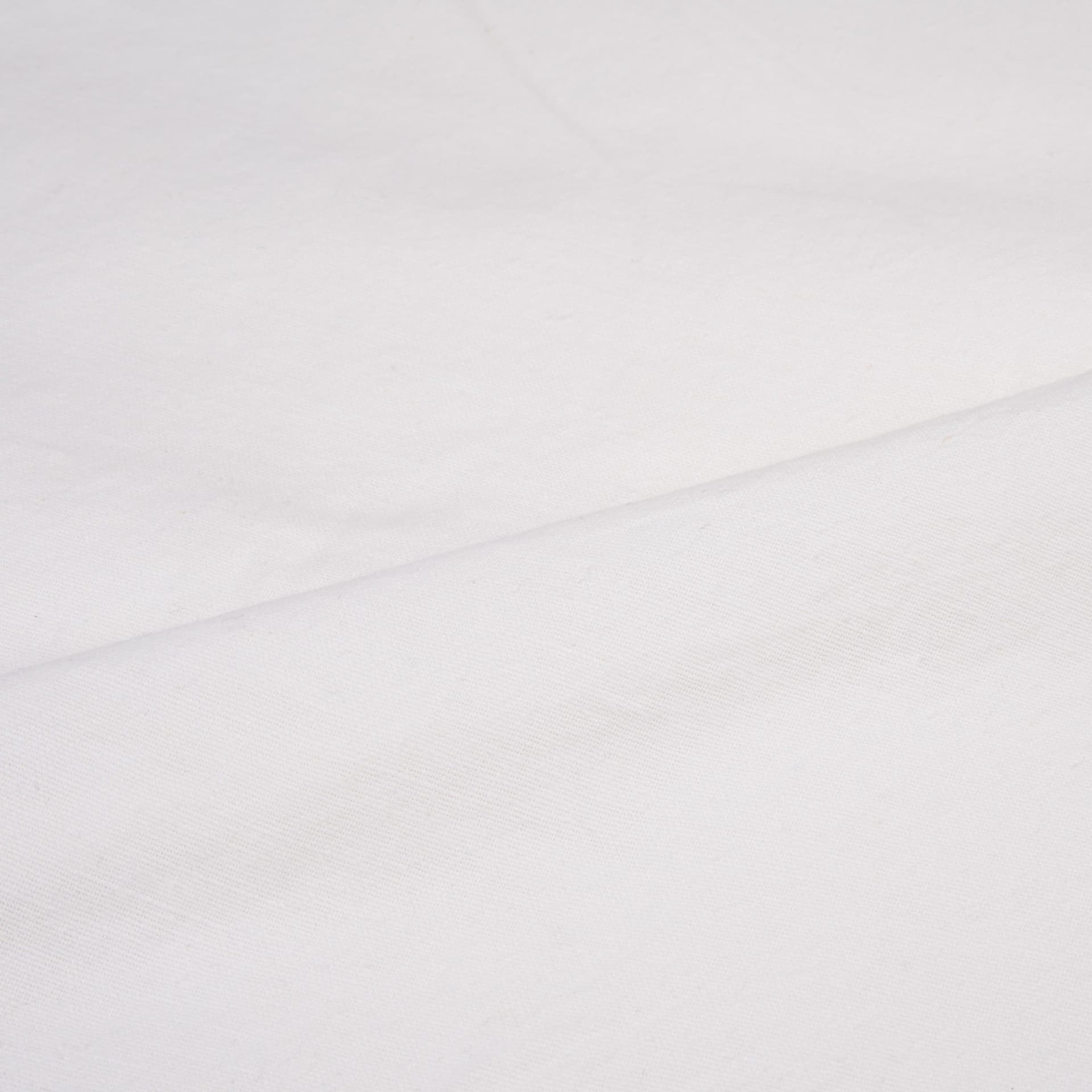 Plain White Natural Organic Khadi Cotton 167 GSM Mercerized Fabric
