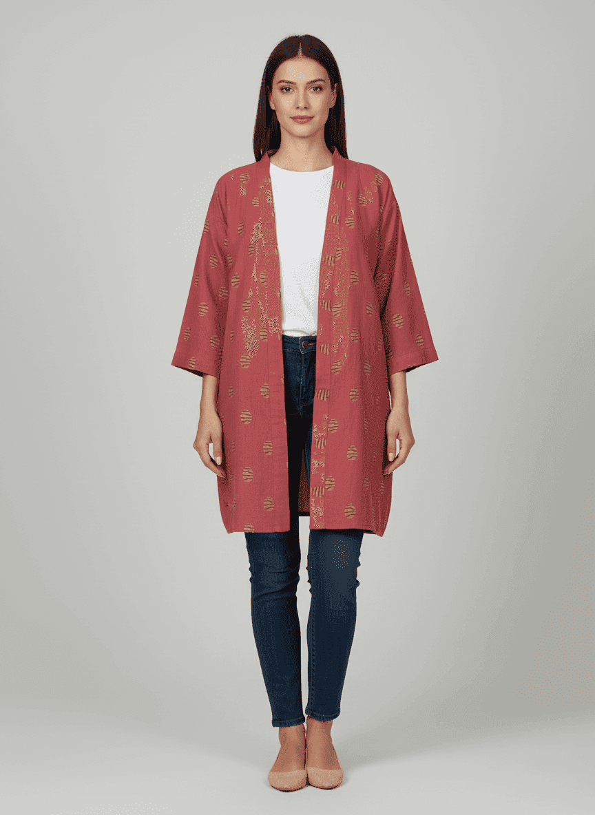 Jamdani Kimono jacket