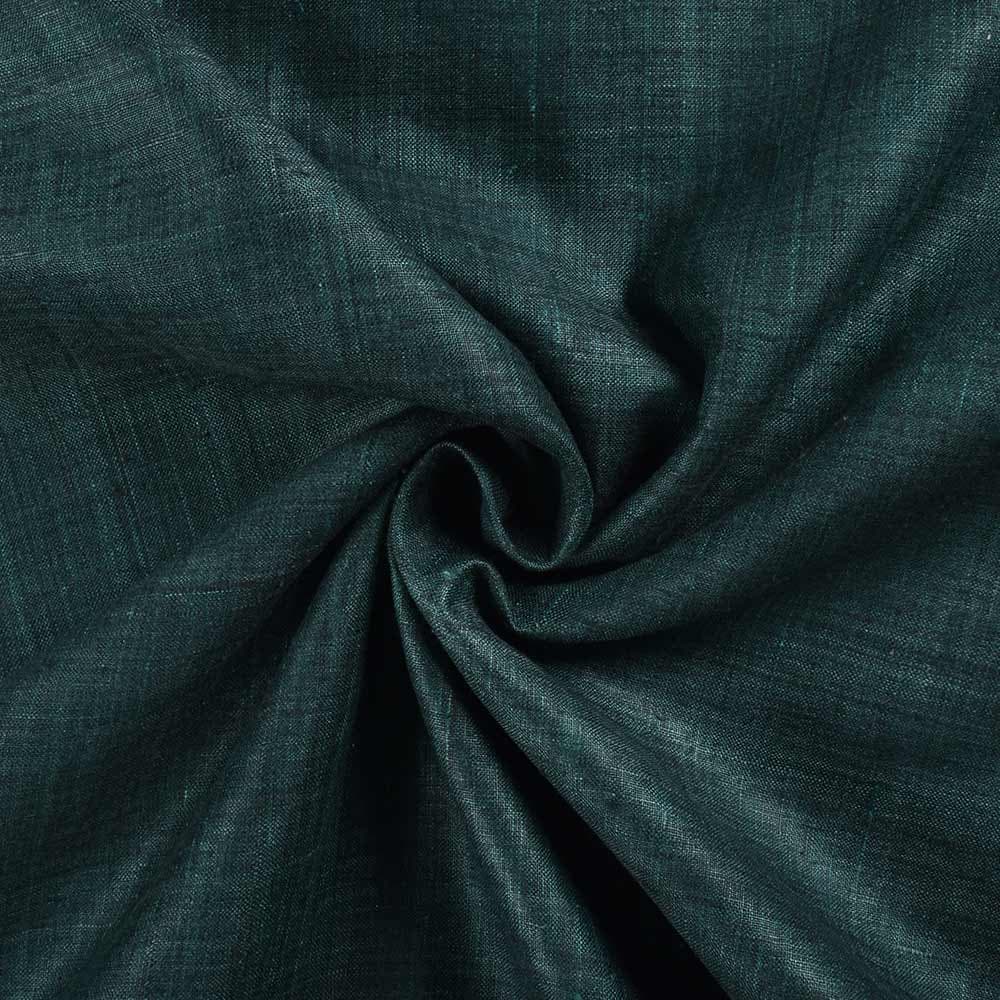 Plain Teal Pure Matka 110 GSM Handwoven Fabric