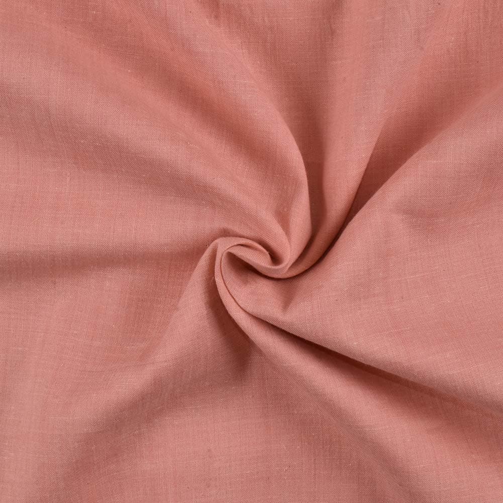 Chambray Pink Khadi Cotton 92 GSM Handwoven Fabric