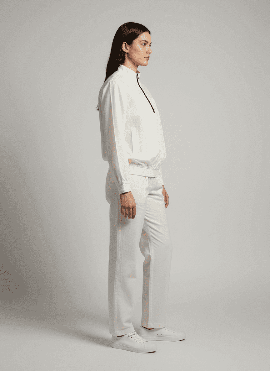 Pop Over Zip-Funnel Neck-Jumper Jacket