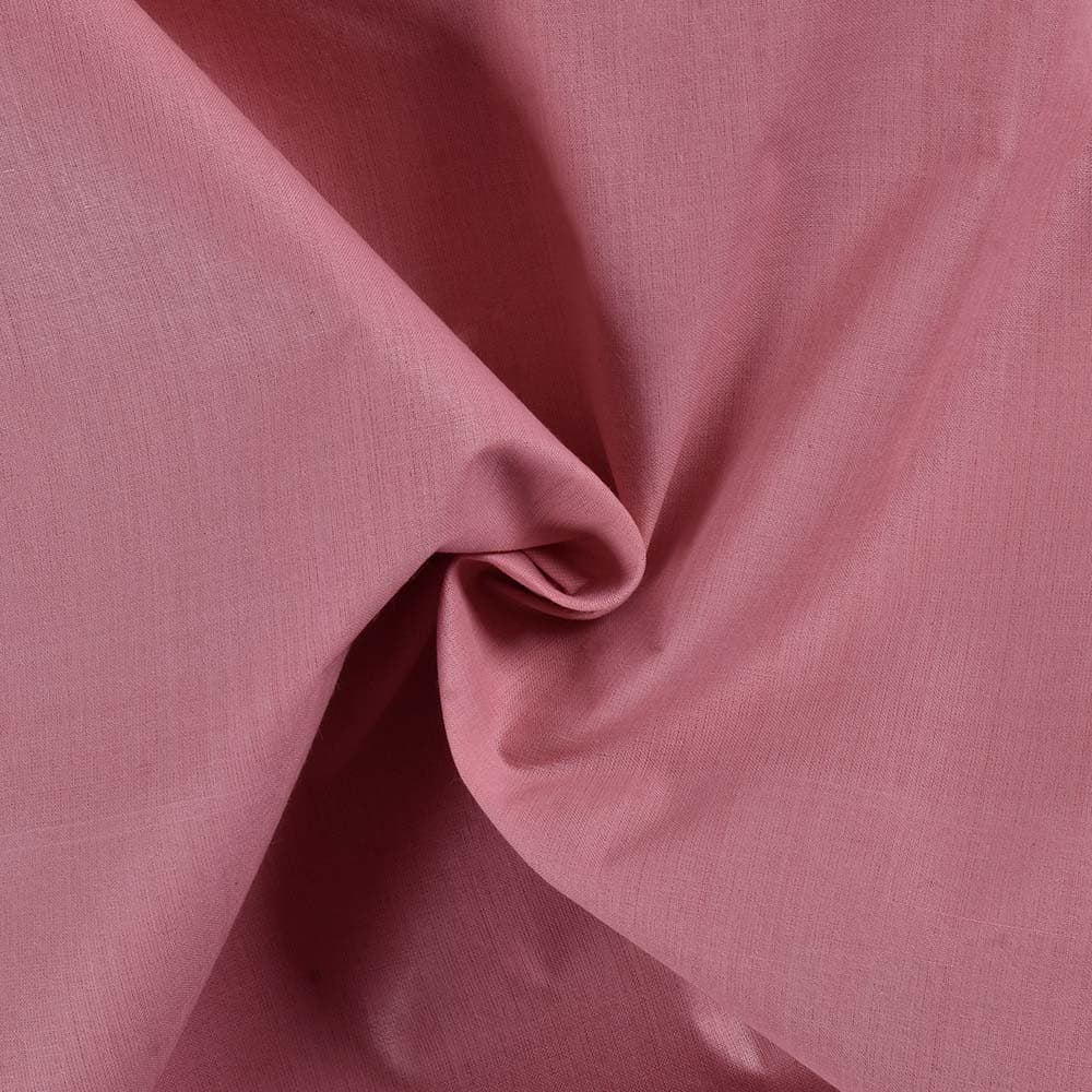 Plain Pink Khadi Cotton 62 GSM Handwoven Fabric