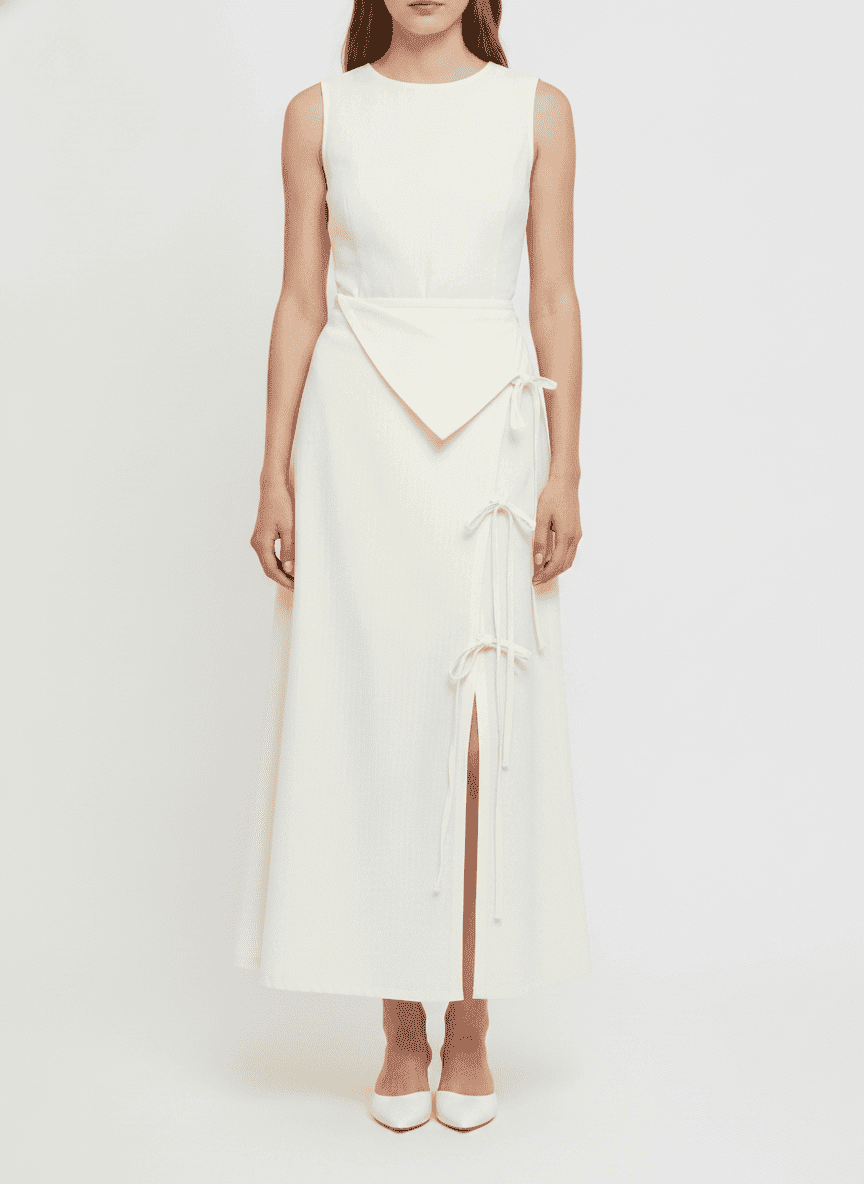 Wrap Skirt With Multiple Ties