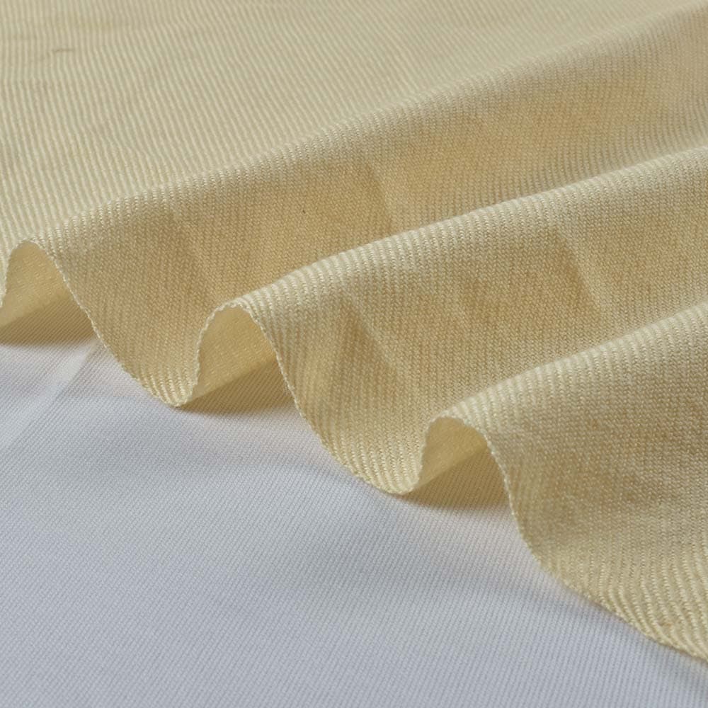 Cream Twill Pure Wool 210 GSM Handwoven Fabric
