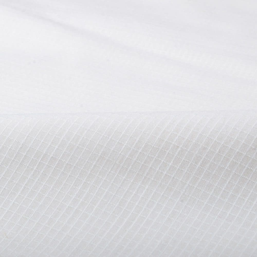 White Pure Cotton Muslin 73 GSM Handwoven Fabric - Bleached Dyeable