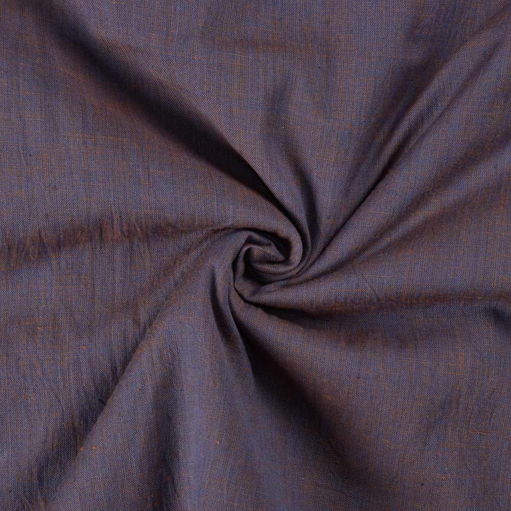 Cross Colour Purple Pure Cotton 95 GSM Handwoven Fabric