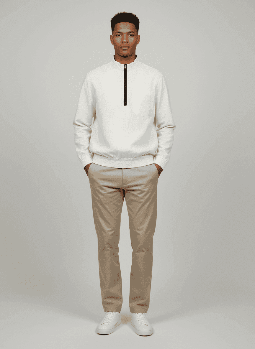 Pop Over Zip-Funnel Neck-Jumper Jacket