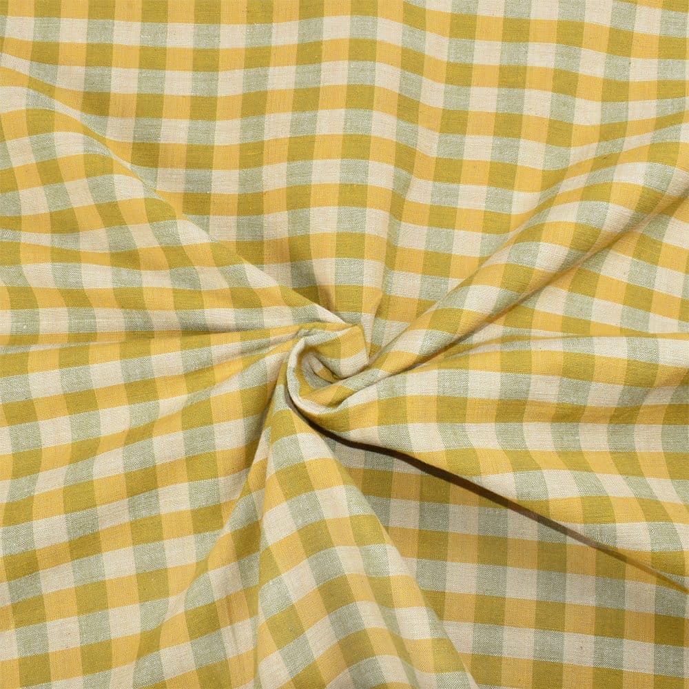 Check Multicolor Pure Cotton 105 GSM Handwoven  664