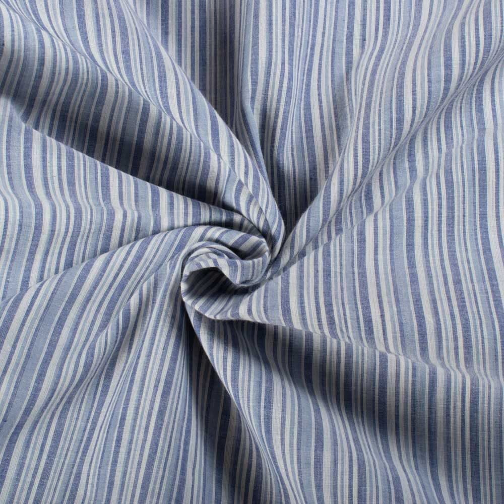 Multicolor Stripe Pure Cotton 60 GSM Handwoven Fabric 439