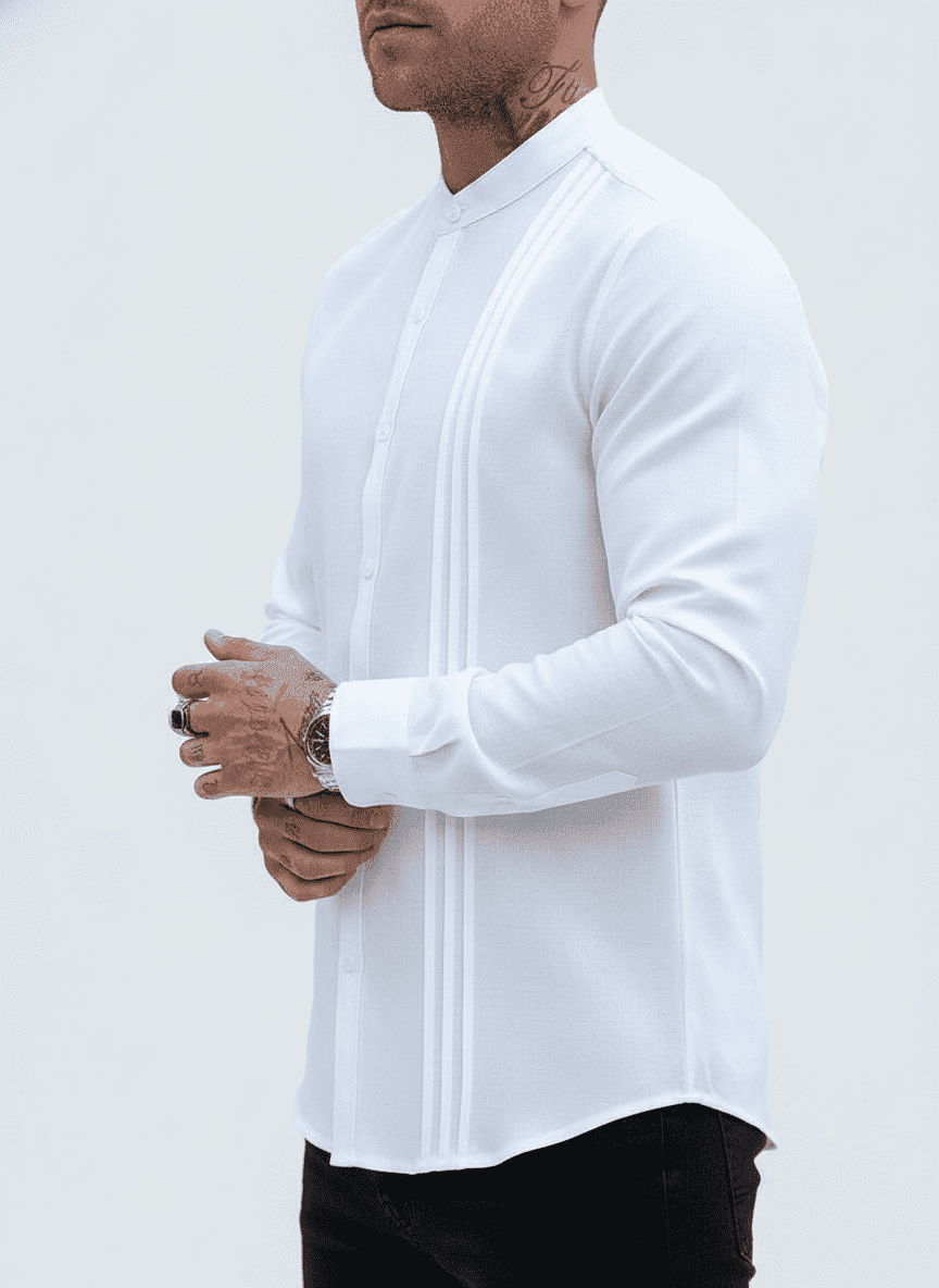 Tucks on One Side Shirt